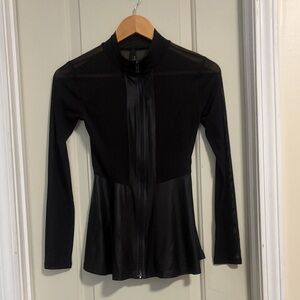 TIC:TOC Black Long Sleeve Zip-Up Jacket